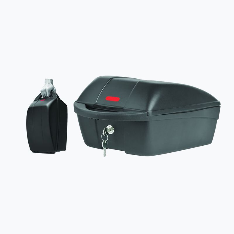 Polisport Top Case QRS 12 l schwarzer Fahrradträgerkoffer 11