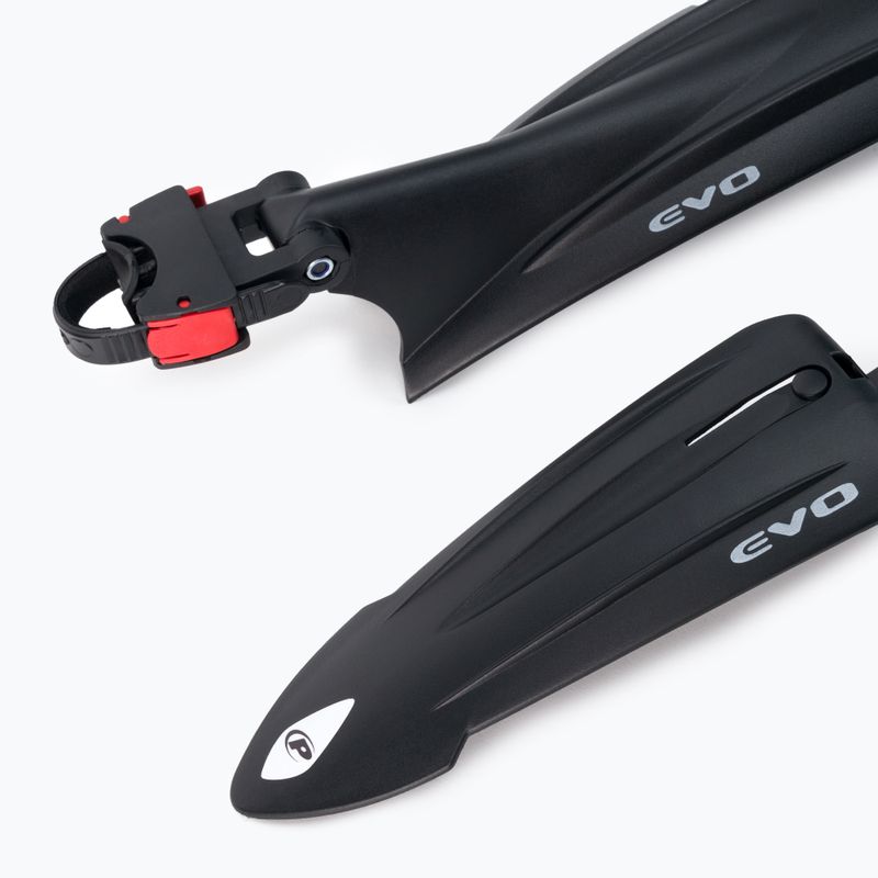 POLISPORT Cross Country Evo Set 24/26 Mtb schwarz MD Fahrrad-Schutzbleche 8622100008 5