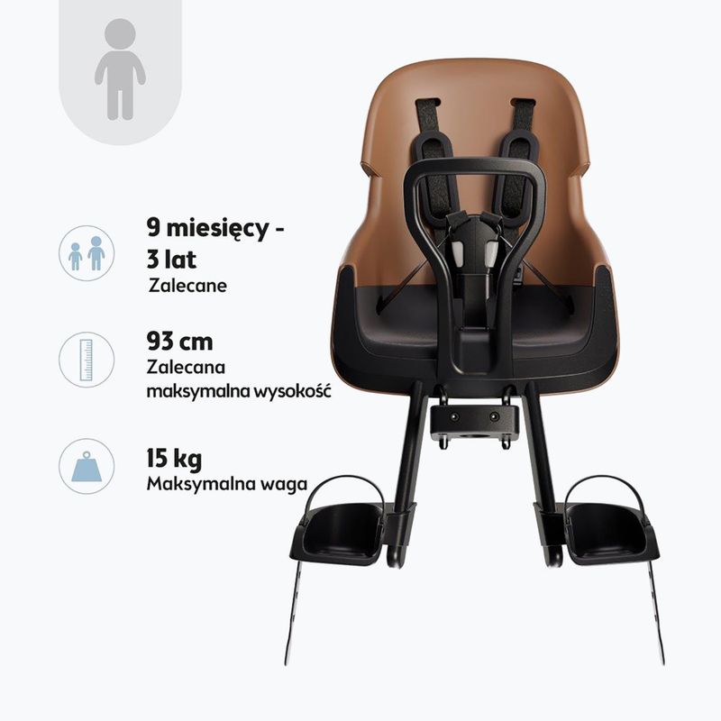 Kinderfahrradsitz bobike Exclusive Mini Evolve cinnamon brown 10