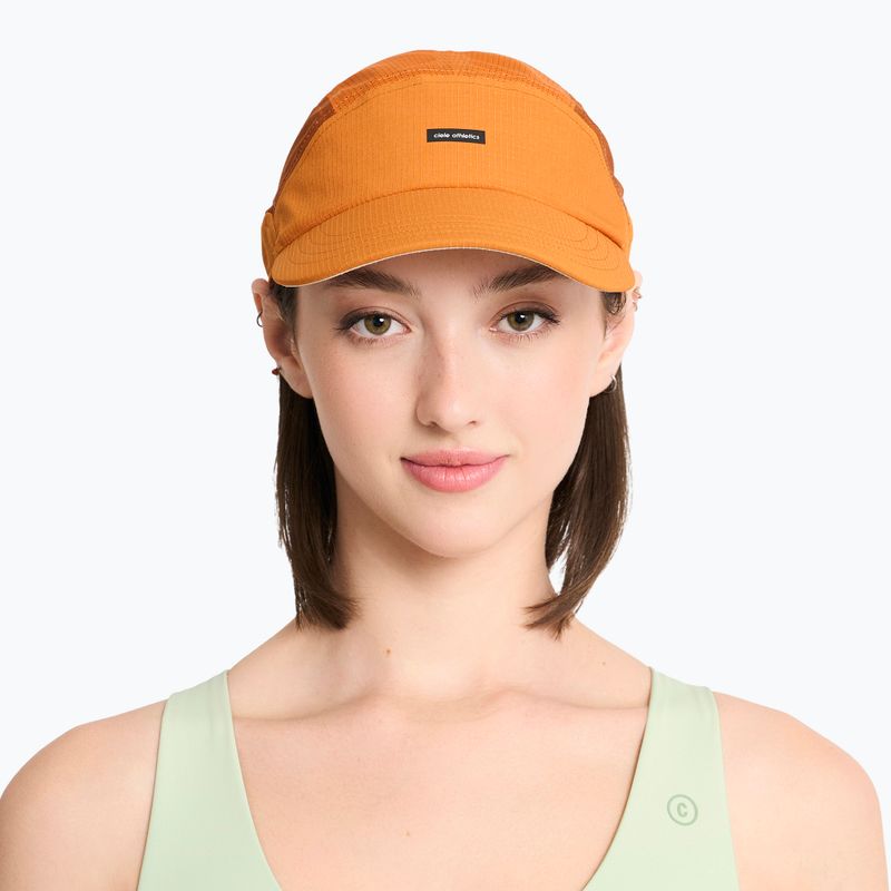 Basecap Ciele Athletics GOCap Field IconicBar SL sunset/ginger bread 4