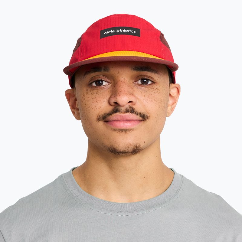 Basecap Ciele Athletics GOCap Field Iconic Bar red/andorra 4