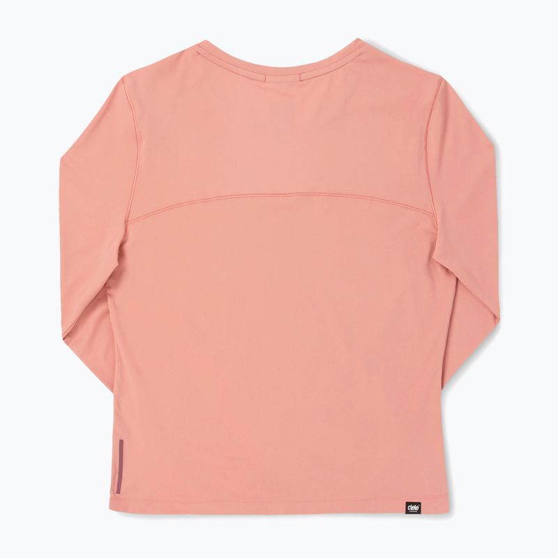 Damen-Laufshirt mit langen Ärmeln Ciele Athletics DLYLongsleeve rose dawn 2
