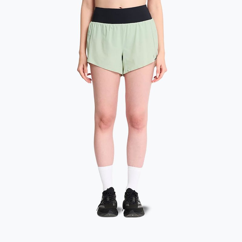 Damen-Laufshorts Ciele Athletics TRNShort4''brief 2 light moss