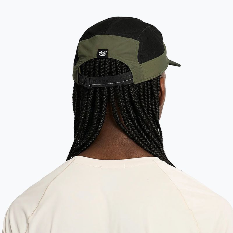 Basecap Ciele Athletics GOCap Comp Century black kombu 6