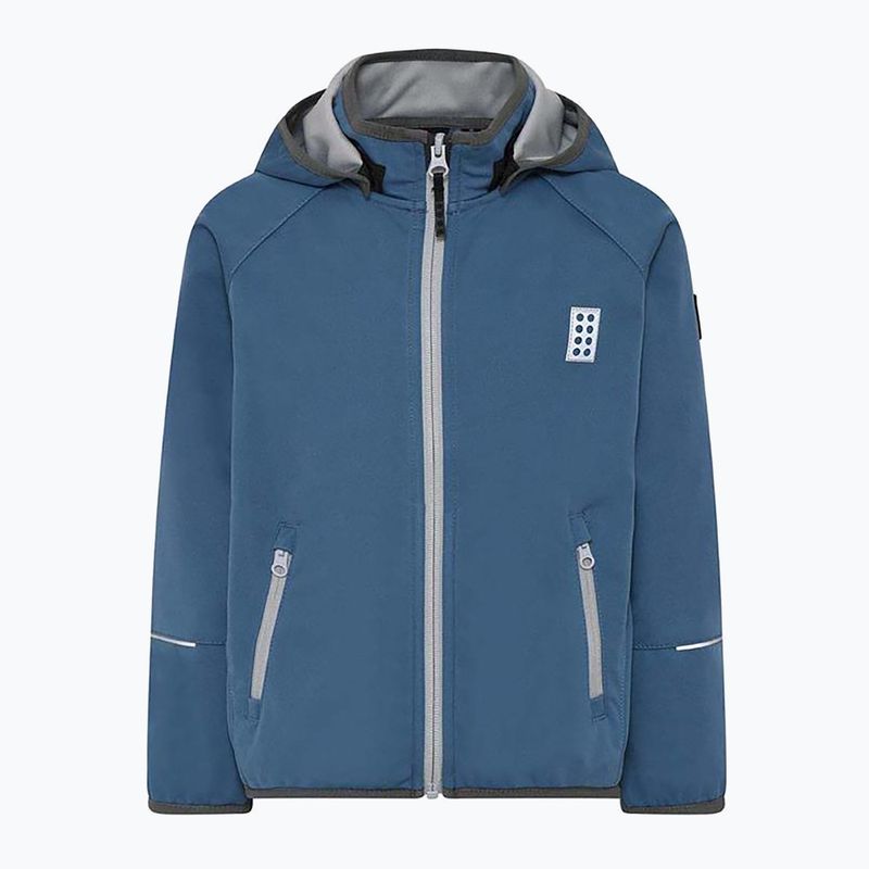 Kinder-Softshelljacke Lego Lwsefrit 200 blau