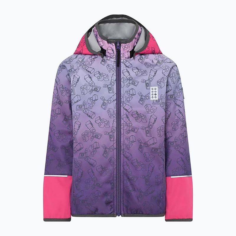 LEGO Lwstorm 204 lila-rosa Softshelljacke für Kinder