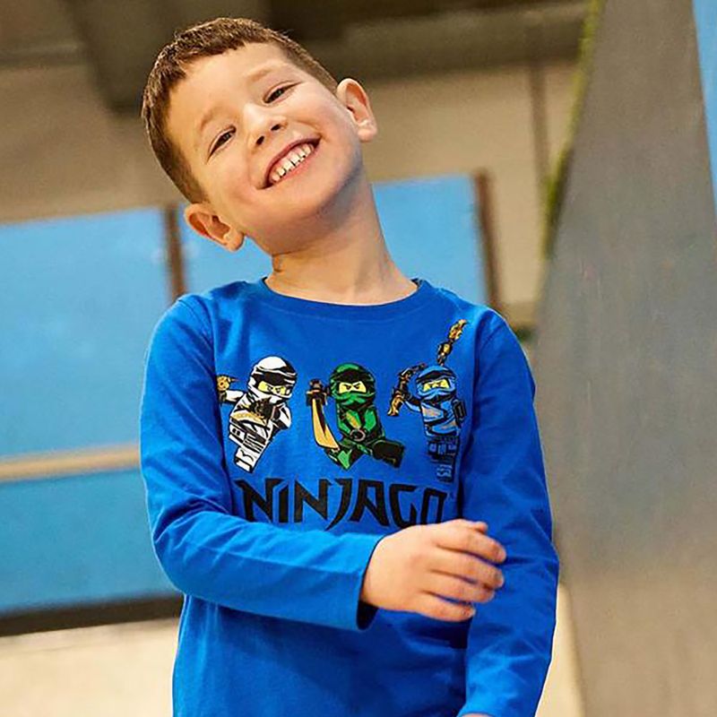 Kinder-Trekking-Shirt LEGO Lwtaylor 109 blau 12010755 5
