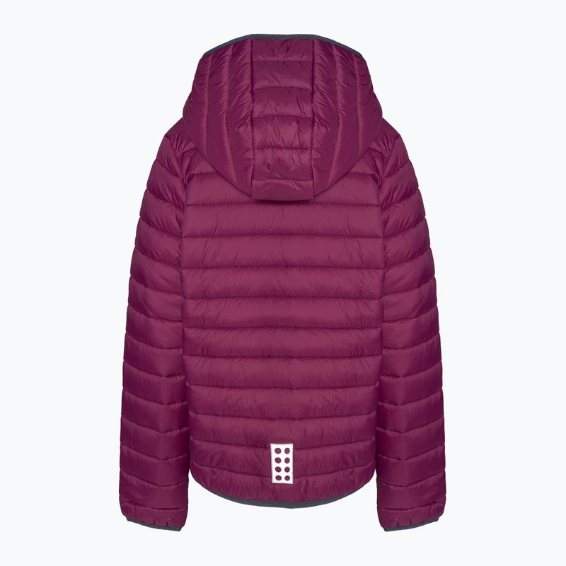 LEGO Lwjori bordeauxfarbene Softshell-Jacke für Kinder 2