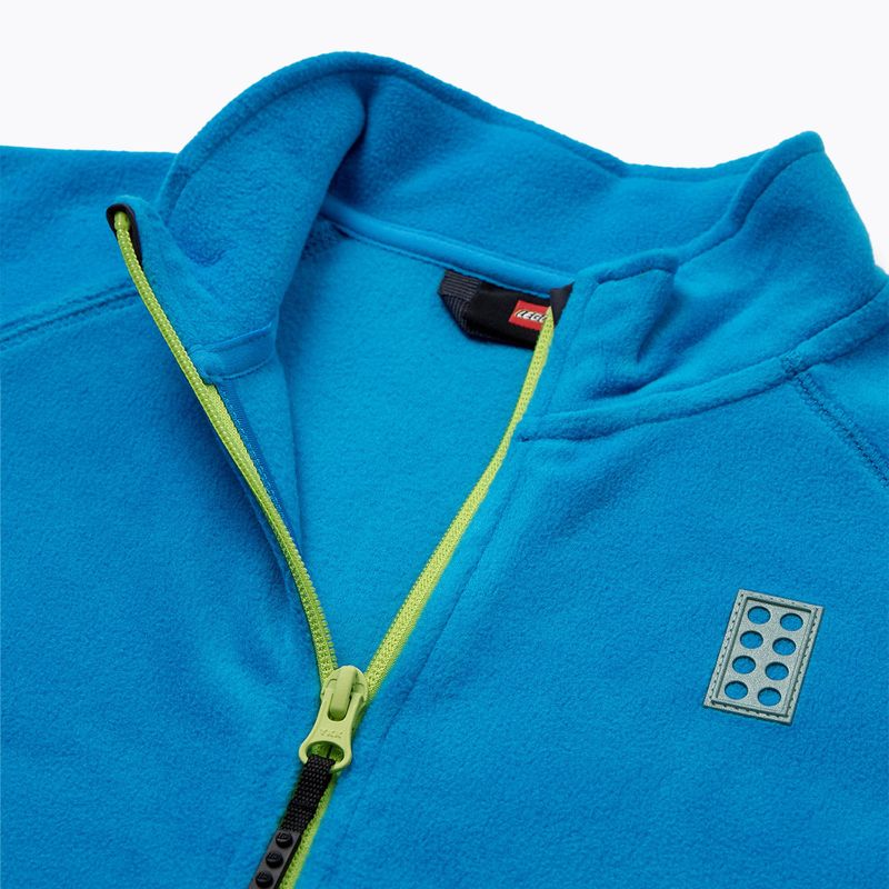LEGO Lwsinclair 703 blau/limettenfarbener Pullover für Kinder 3