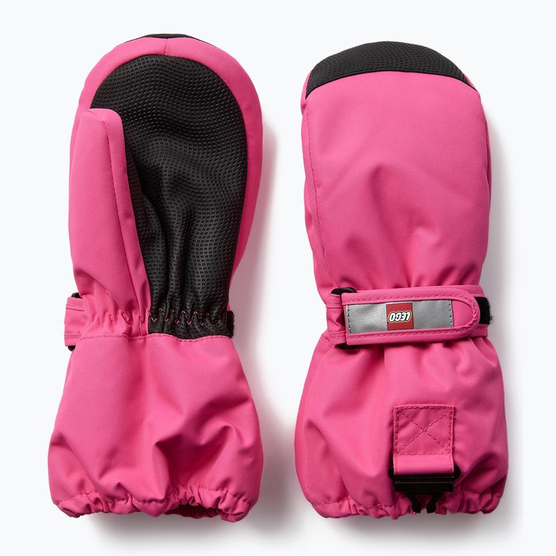 LEGO Lwatlin 706 rosa Kinder-Skihandschuhe