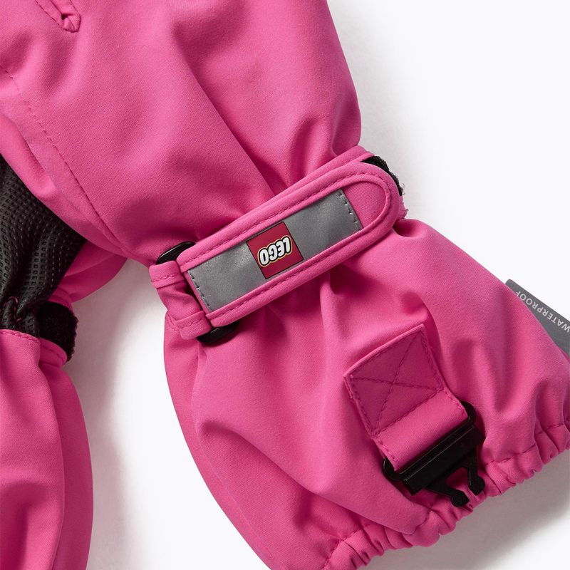 Kinder-Skihandschuhe LEGO Lwazun 705 2023 rosa 4