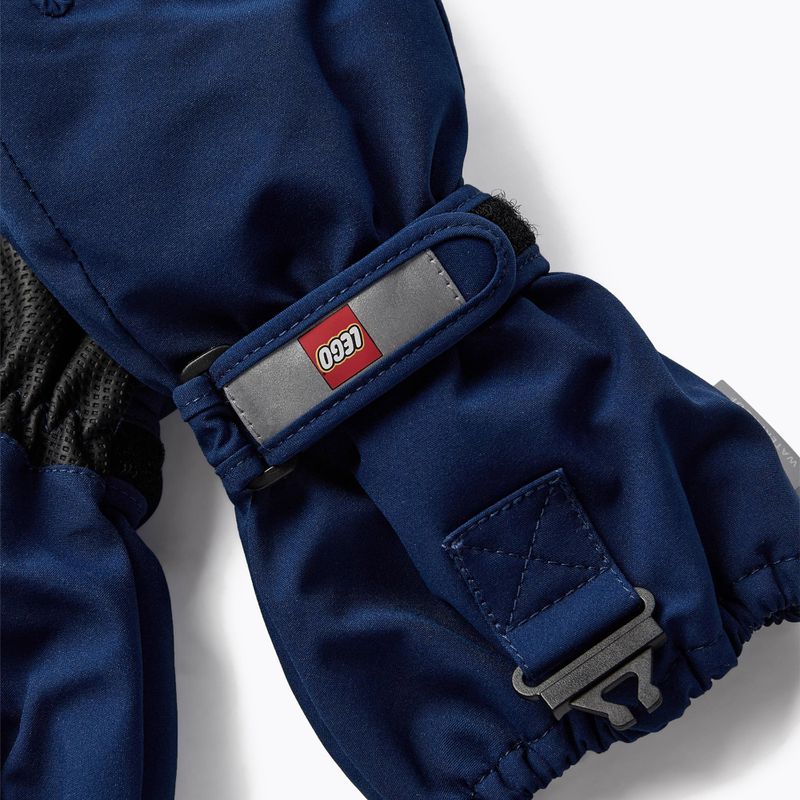 Kinder-Skihandschuhe LEGO Lwazun 705 2023 dunkelblau 4