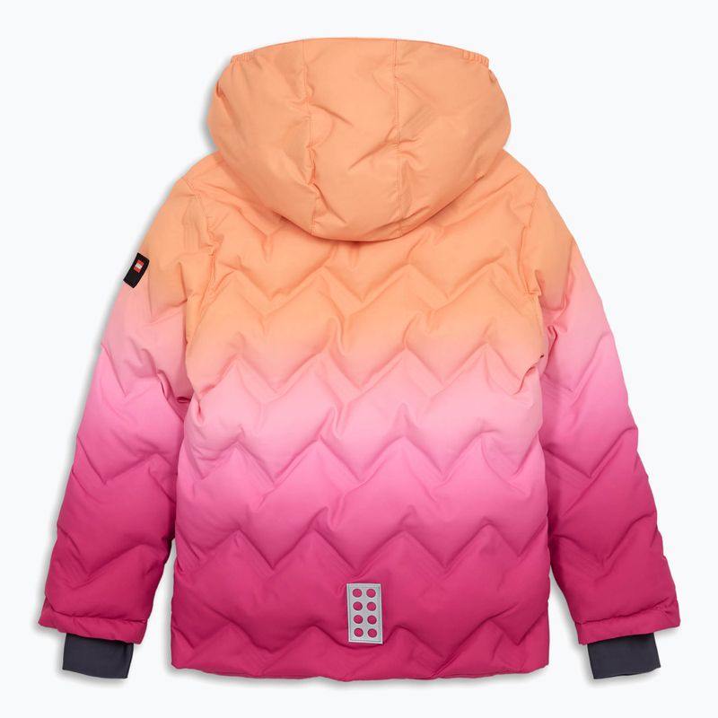 LEGO Lwjested 709 rosa Skijacke für Kinder 2