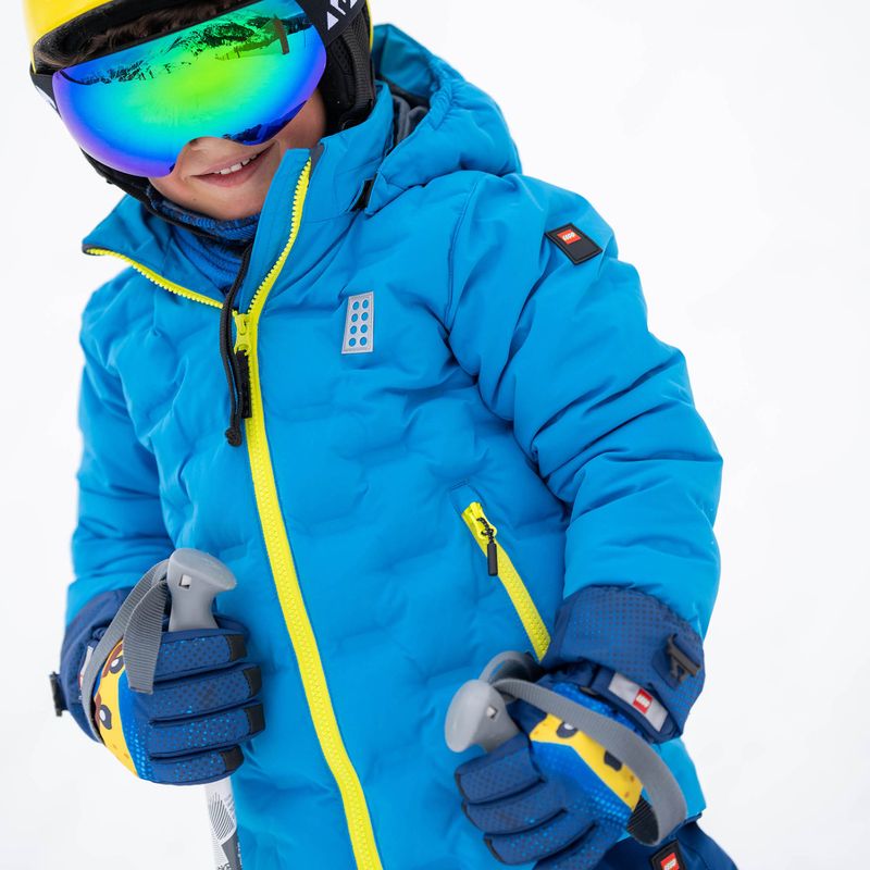 Kinder-Skijacke LEGO Lwjipe 706 blau/lime 6