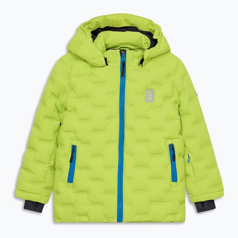 Kinder-Skijacke LEGO Lwjipe 706 lindgrün/blau