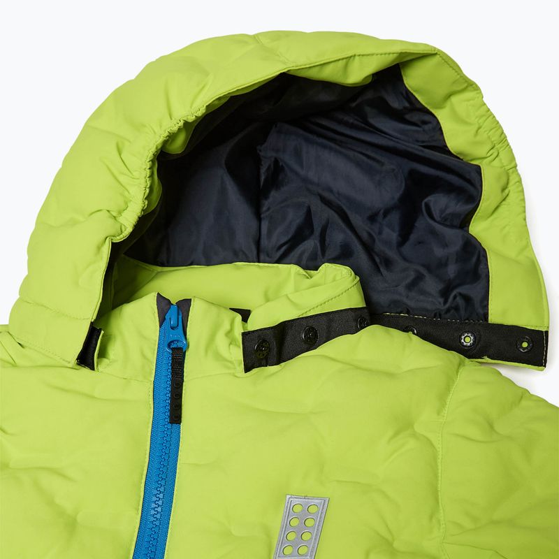 Kinder-Skijacke LEGO Lwjipe 706 lindgrün/blau 3
