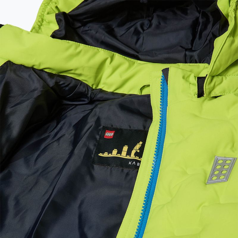 Kinder-Skijacke LEGO Lwjipe 706 lindgrün/blau 5