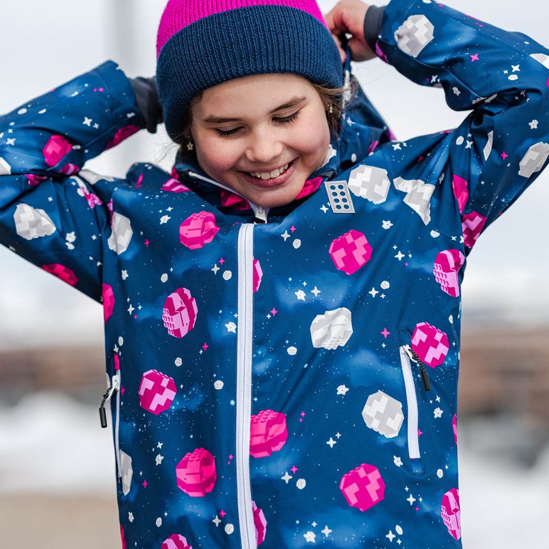 Kinder-Skijacke LEGO Lwjaz 803 rosa