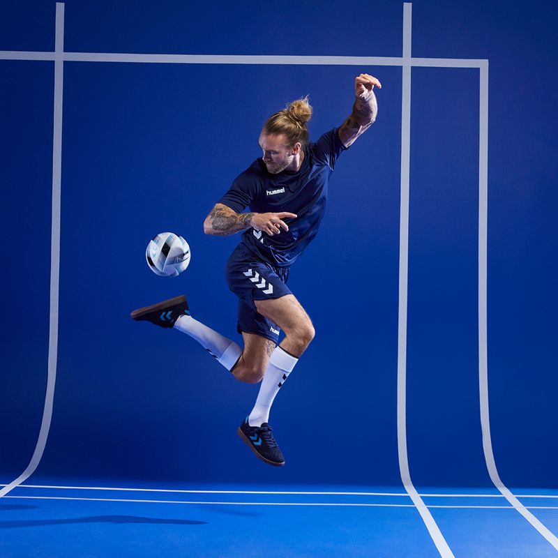 Hummel Energizer FB Fußball weiß/schwarz/blau Größe 3