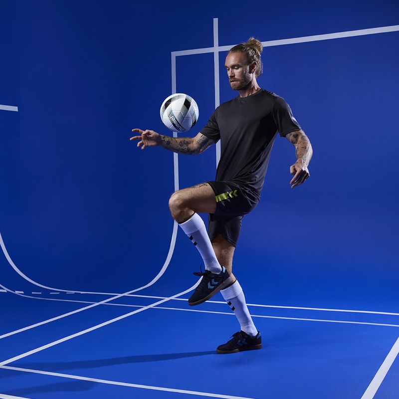Hummel Energizer FB Fußball weiß/schwarz/blau Größe 4