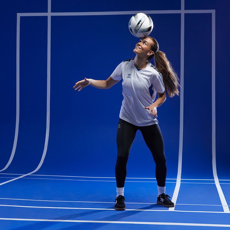 Hummel Energizer FB Fußball weiß/schwarz/blau Größe 4