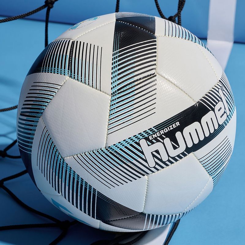 Hummel Energizer FB Fußball weiß/schwarz/blau Größe 5