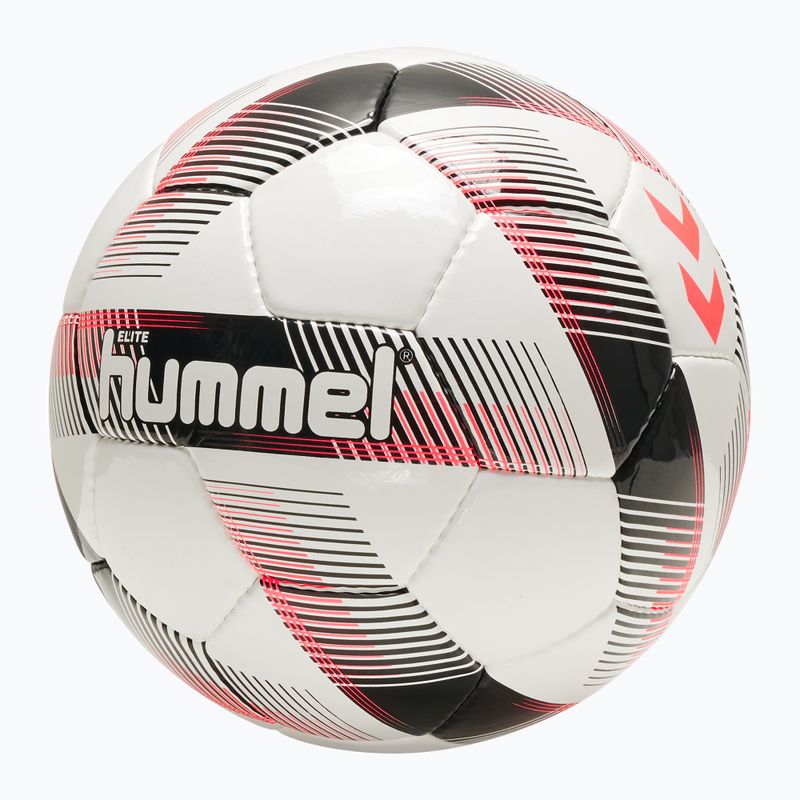 Hummel Elite FB Fußball weiß/schwarz/rot Größe 5
