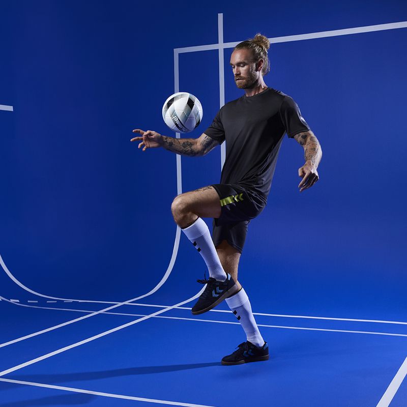 Hummel Energizer Licht FB Fußball weiß/schwarz/blau Größe 5