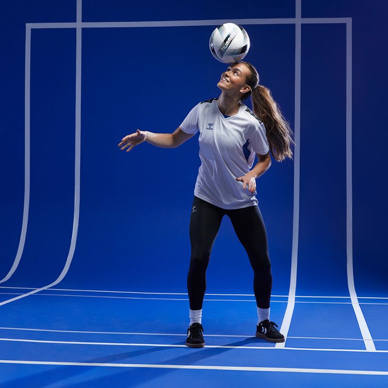 Hummel Energizer Licht FB Fußball weiß/schwarz/blau Größe 5
