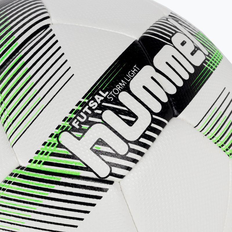 Hummel Sturm Licht FB Fußball weiß/schwarz/grün Größe 4