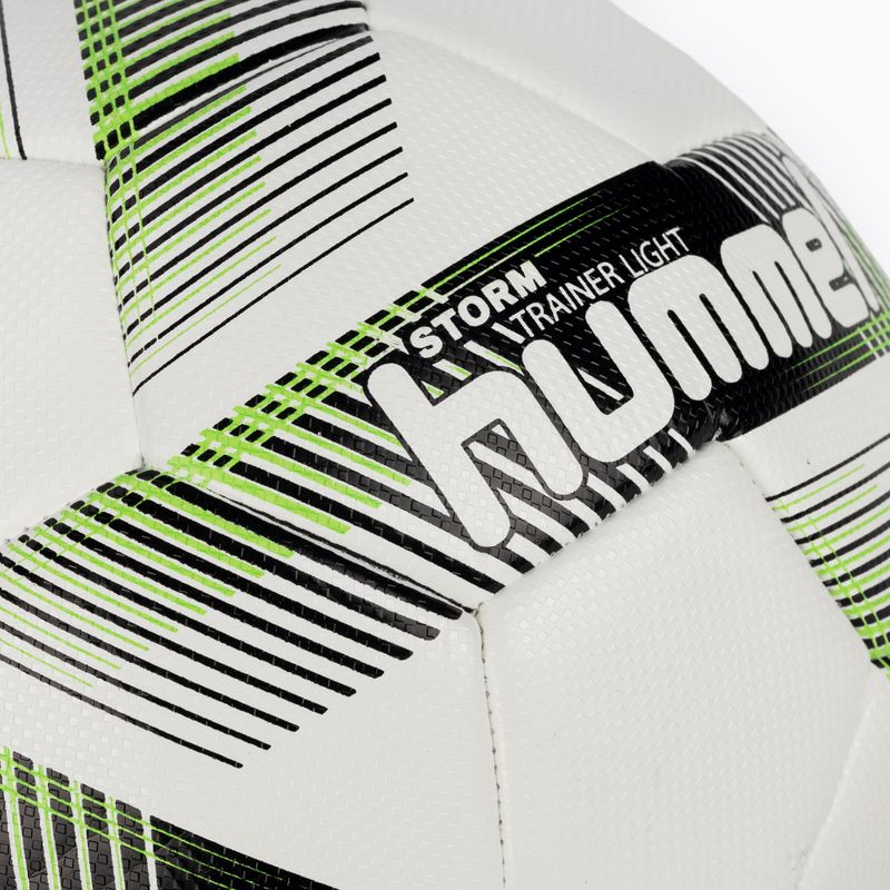 Hummel Storm Trainer Licht FB Fußball weiß/schwarz/grün Größe 3 3