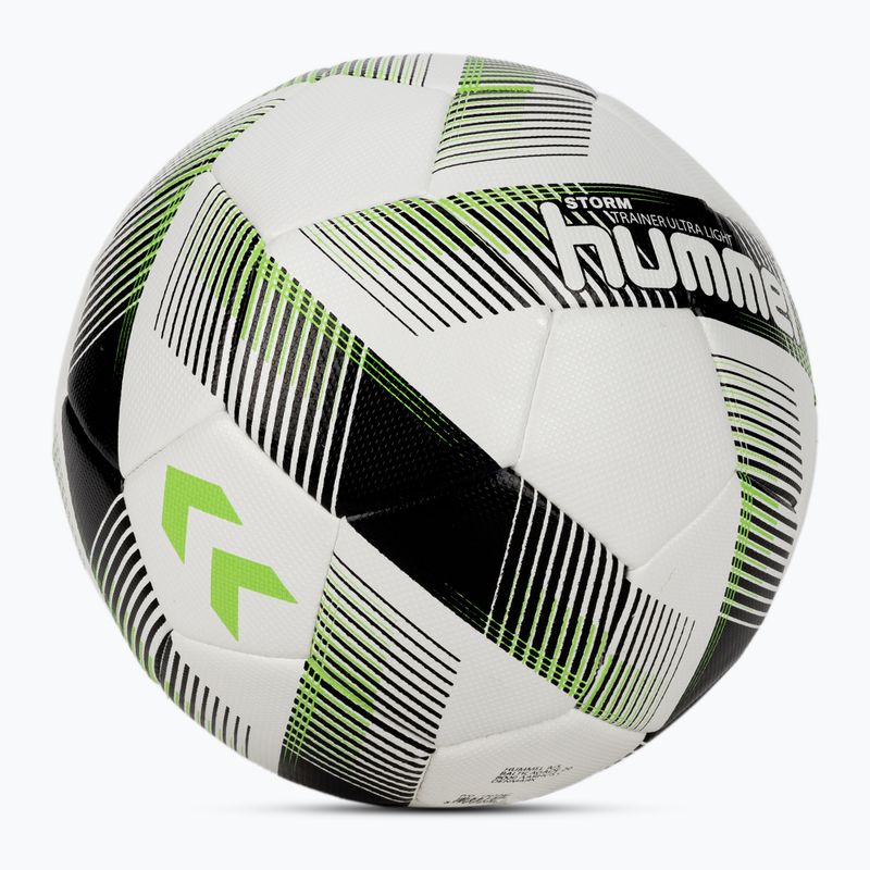 Hummel Storm Trainer Ultra Lights FB Fußball weiß/schwarz/grün Größe 4 2