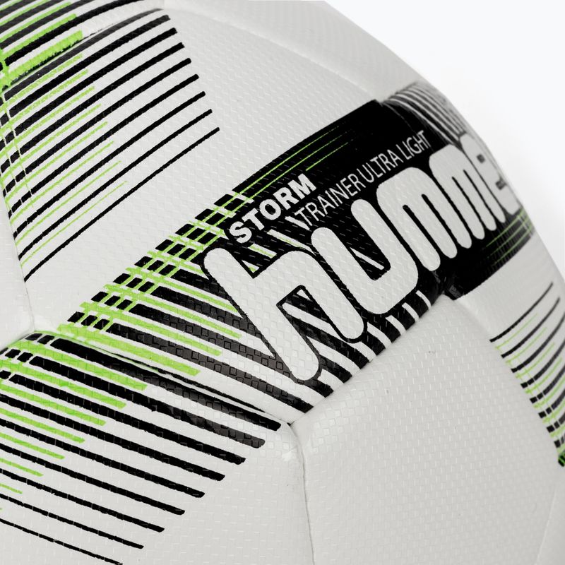 Hummel Storm Trainer Ultra Lights FB Fußball weiß/schwarz/grün Größe 4