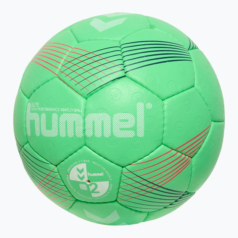 Hummel Elite HB Handball grün/weiß/rot Größe 2