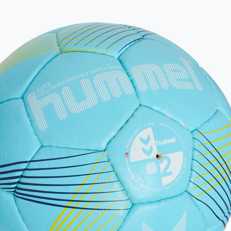 Hummel Elite HB Handball blau/weiß/gelb Größe 3 3