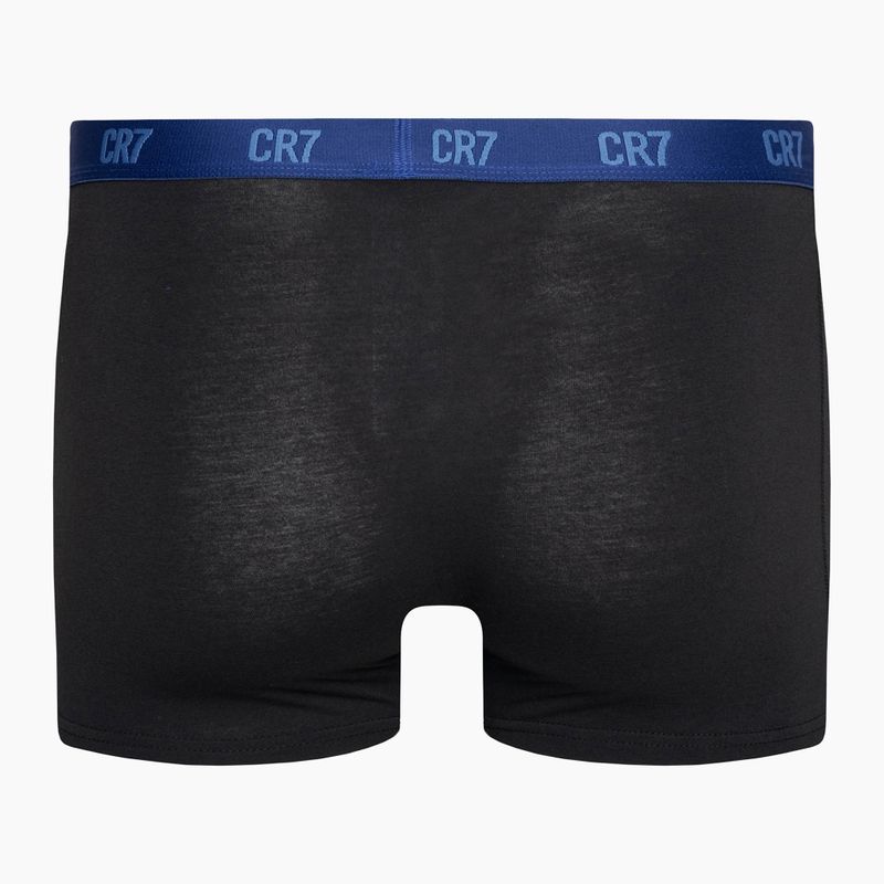Men's CR7 Basic Trunk Boxershorts 3 Paar schwarz/blau