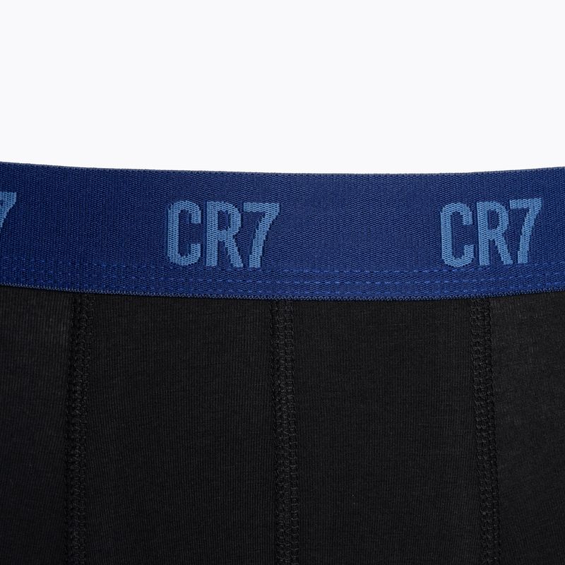 Men's CR7 Basic Trunk Boxershorts 3 Paar schwarz/blau