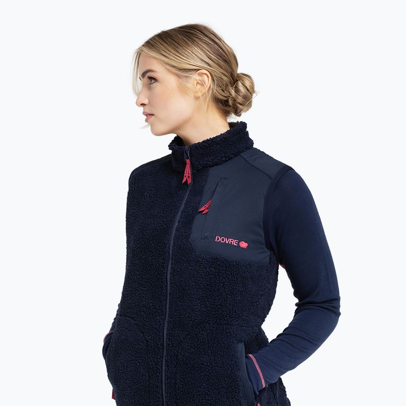 Damenweste Dovre Teddy Fleece navy 2