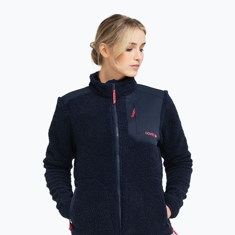Damenweste Dovre Teddy Fleece navy 3