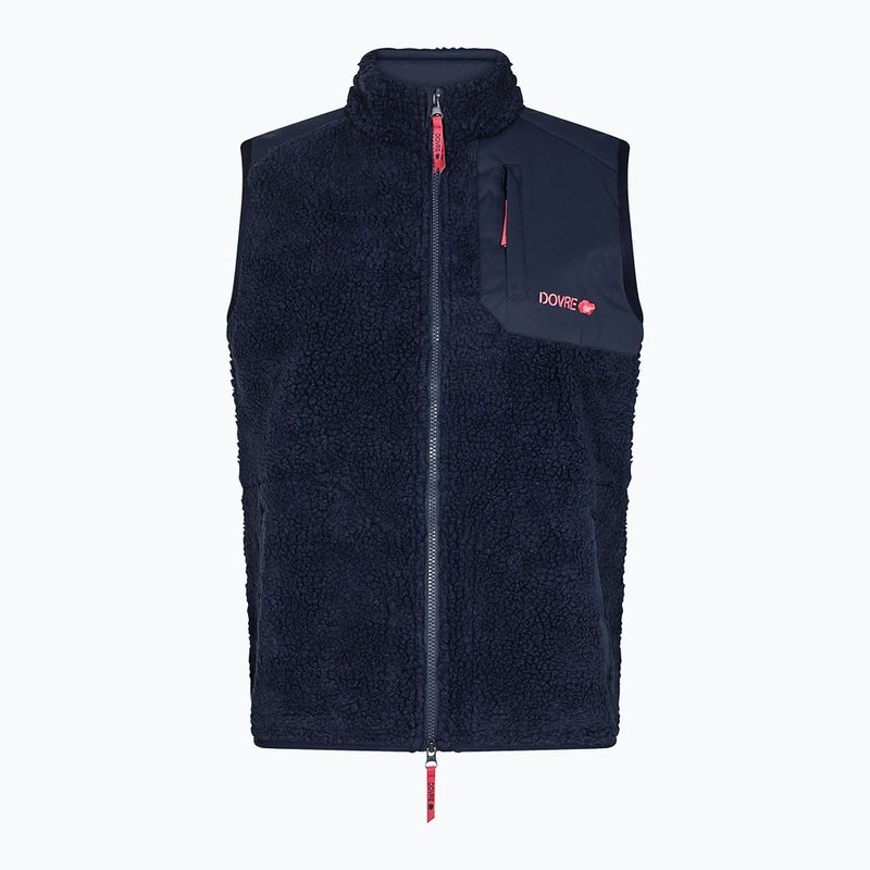 Damenweste Dovre Teddy Fleece navy 5