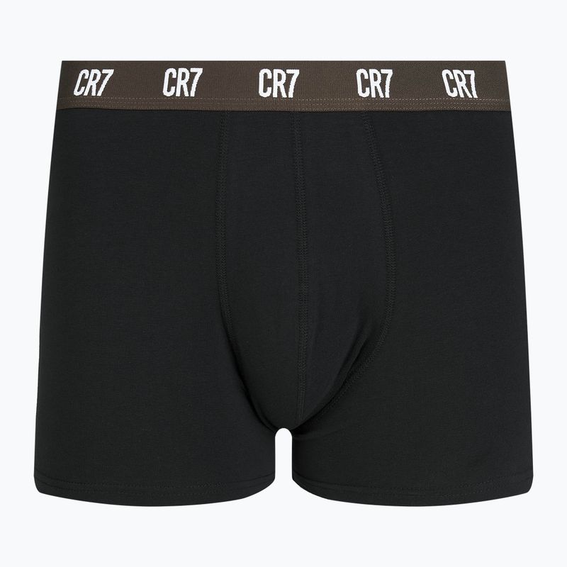 Boxershorts Herren CR7 Basic Trunk 3 Paar black/brown 2