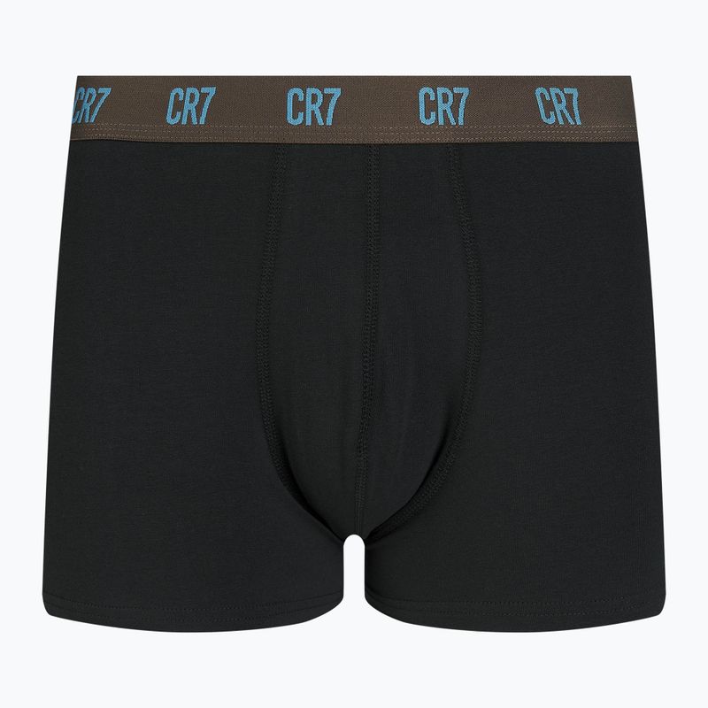 Boxershorts Herren CR7 Basic Trunk 3 Paar black/brown 5