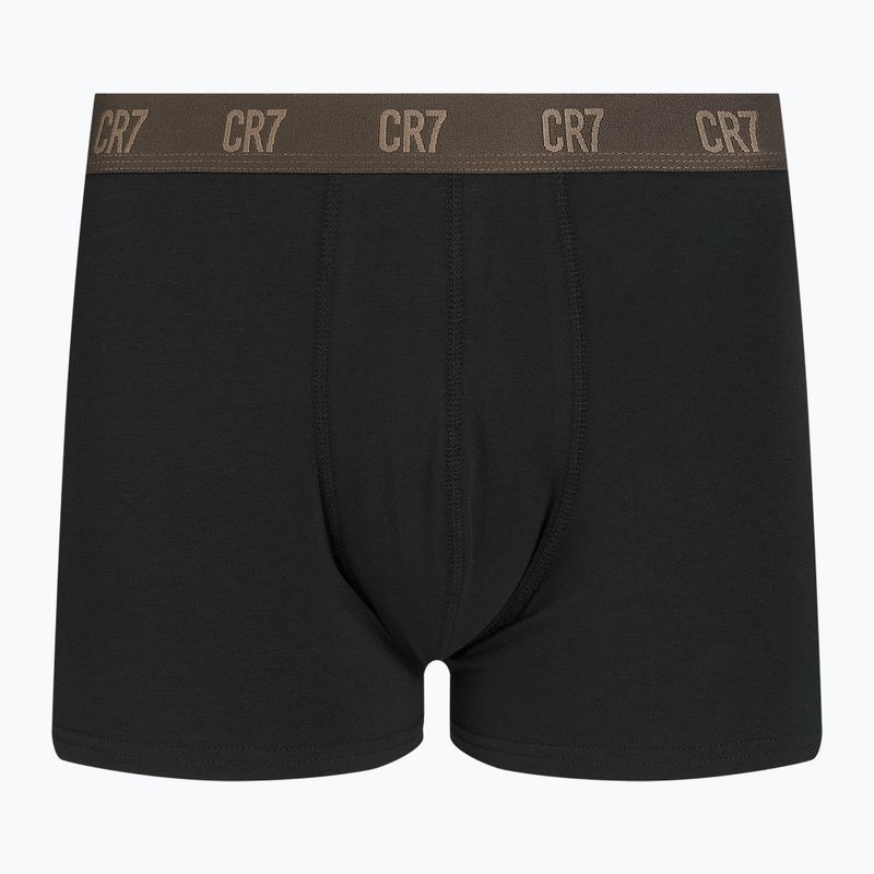 Boxershorts Herren CR7 Basic Trunk 3 Paar black/brown 8