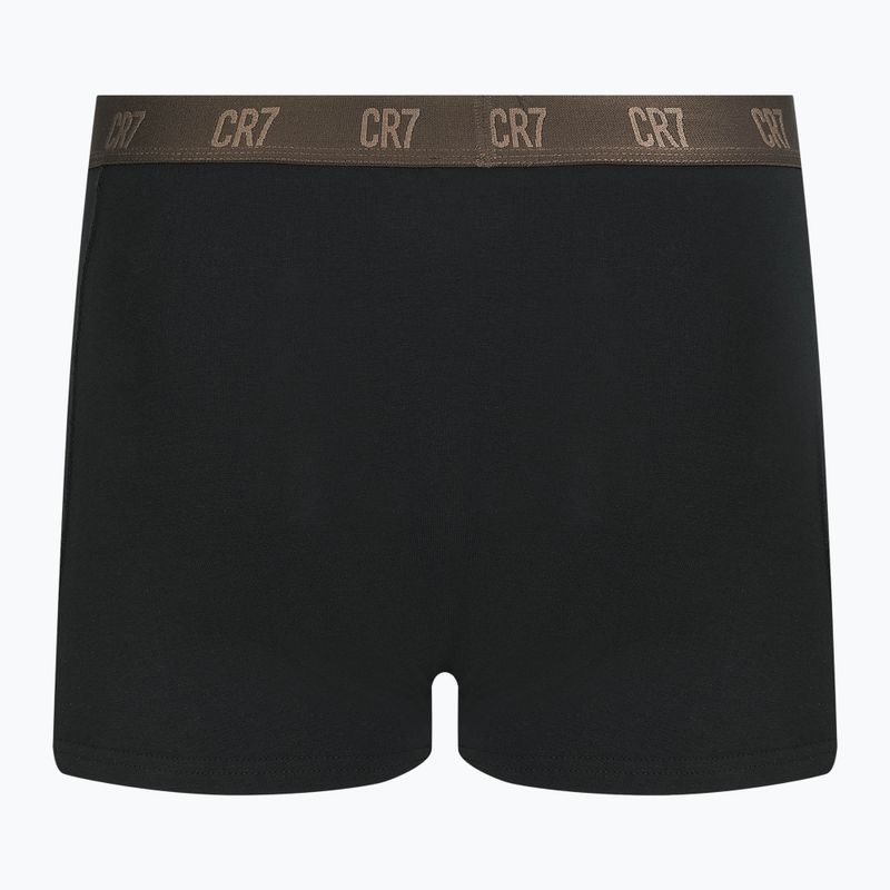 Boxershorts Herren CR7 Basic Trunk 3 Paar black/brown 9