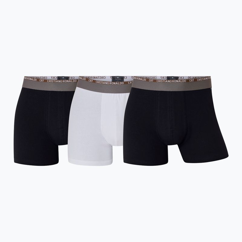 Herren CR7 Basic Trunk Boxershorts 3 Paar multicolour 2