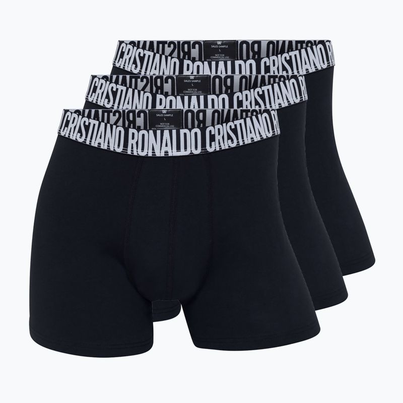 Herrenboxershorts CR7 Basic Trunk 3 pack black