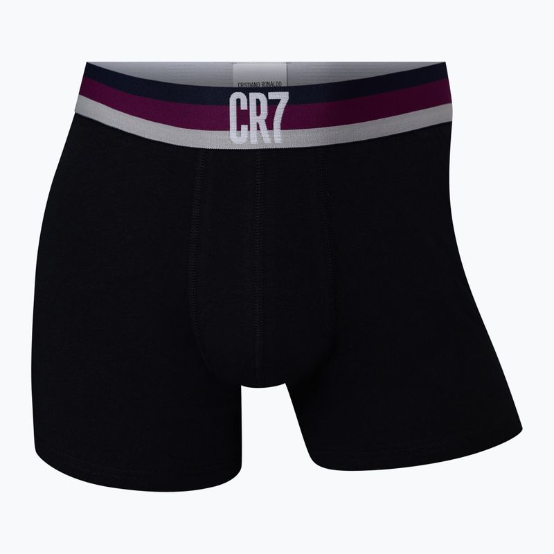 Men's CR7 Basic Trunk Boxershorts 4 Paar schwarz 2