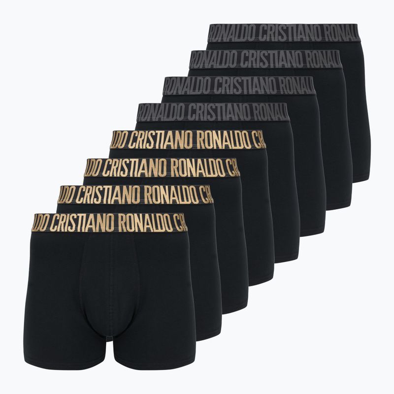 Herren Boxershorts CR7 Basic Trunk 8er Pack black