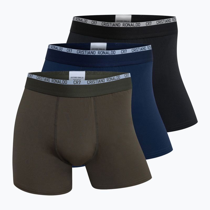 Herren CR7 Basic Trunk Boxershorts 3 Paar multicolour