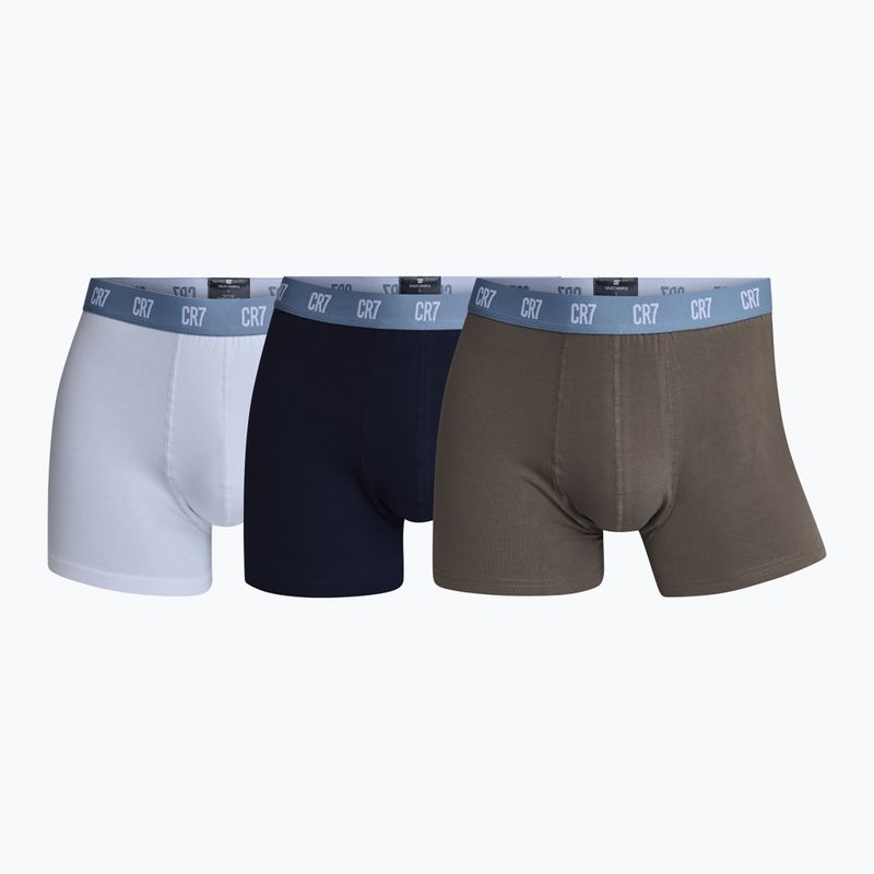 Herren CR7 Basic Trunk Boxershorts 3 Paar 712 multicolour